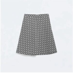 Zara High waist A-line knee length skirt